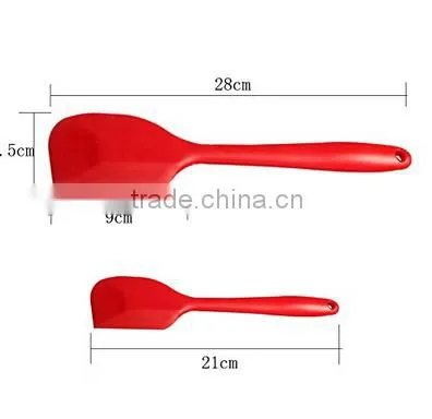 Heat Resistant Food Grade Approved Silicone Rubber Spatula For Baking photo-3