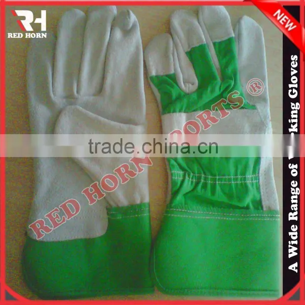 Cow Split Leather Safety Gloves, Cheap Working Gloves photo-5
