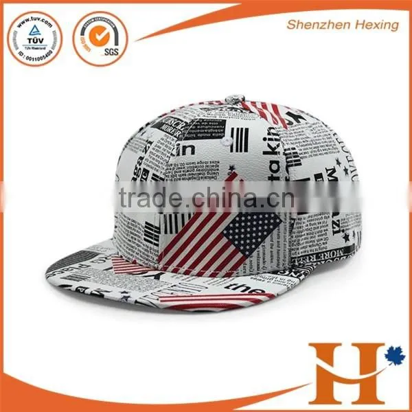 2016 Top Quality Wool Materail Custom Snapback Cap Flat Bill Strapback Cap photo-4