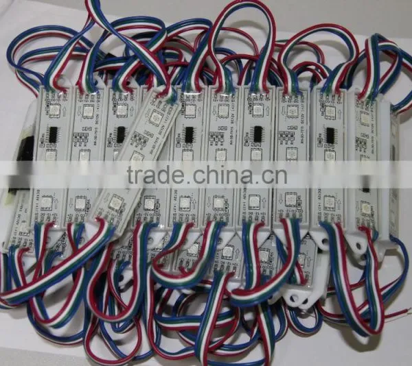 Lighting Letter Waterproof IP67 DC12V 3 Chips 5050SMD RGB LED Module ROHS CE photo-2