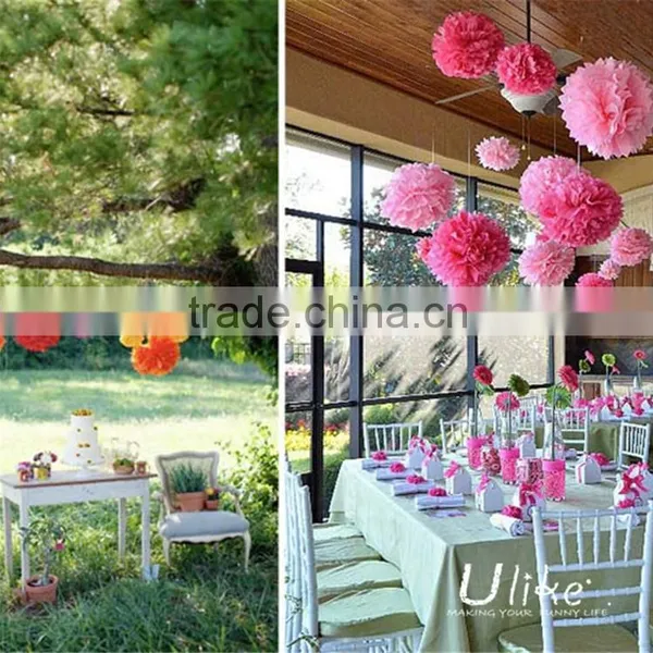 Yard Wholesale Wedding Tissue Flowers Balls photo-6