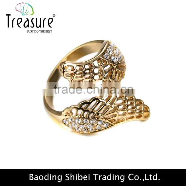 Gemstone Jewelry Swing Shape Diamond Rings Jewelry Men's Ring Golden photo-5