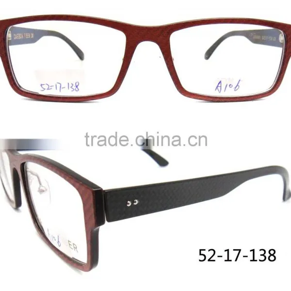 Fashion carbon fiber optical frame carbon temple and front eyewear frame