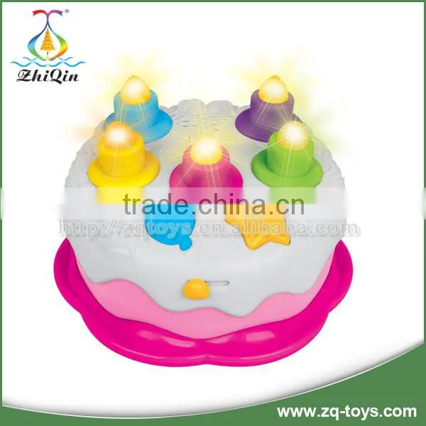 Deluxe Toy Plastic Birthday Cake Counting Candles Best Gift for Baby photo-2