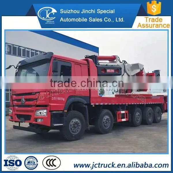 China New Automatic Hydraulic Howo 8x4 Lorry-mounted Crane Large Goods Reasonable Price photo-6