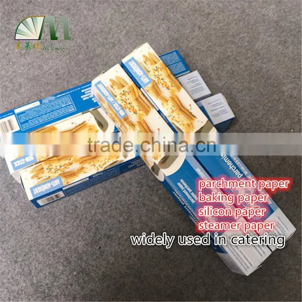 Good Greaseproof Waterproof Heat Resistant Non-stick Silicone Coated Baking Parchment Paper