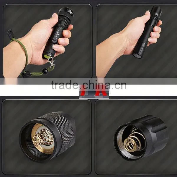 S16 Waterproof Rechargeable Zoom Dimmer High Power Torch for Hunting Night photo-2