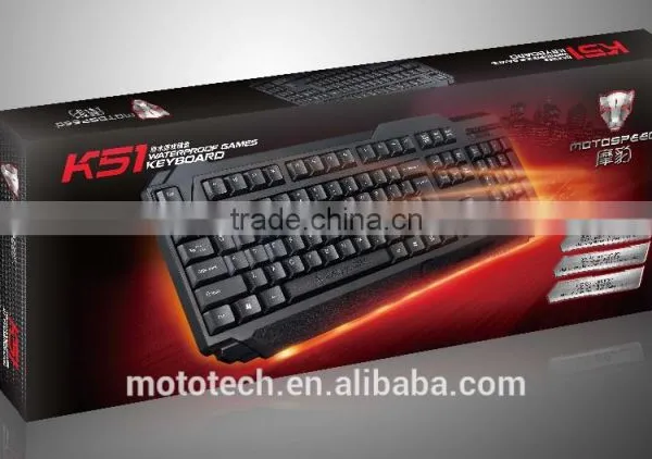 Cheap Professional Gaming Keyboard, Hottest Selling USB Computer Wired Keyboard, Laser Inscribed Letters With Direct F photo-2