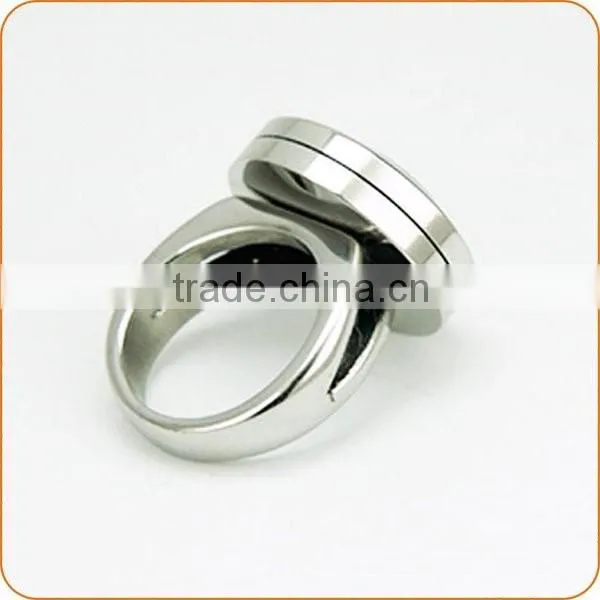 Stainless Steel Essential Oil Diffuser Perfume Aromatherapy Locket Ring photo-4