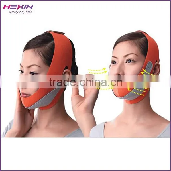 Paypal Accepted Soft Nylon Rubber Face Slimming Mask Belt Face Thining Mask Bandage Quality Choice photo-3