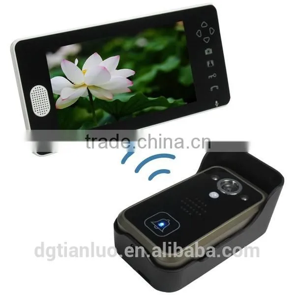 2.4GHz Digital Video Door Phone Intercom With Remote Door Release