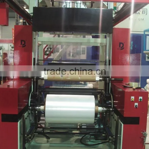Latest SJ-PG PE Film Blowing Machine With Auto Winder for Thailand