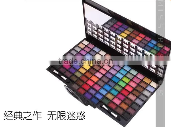 2015 Hot Sale 100 Fashion Color Professional Miss Rose Eyeshadow Palette /miss Rose Make up Kit With MSDS photo-3