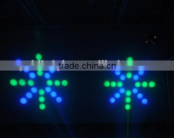 Led Dual Moon Flower Effect Light 3 in 1 Sharp Beam dj Light photo-3