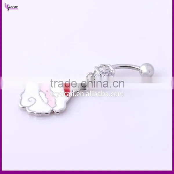 Christmas Santa Claus Belly Ring photo-2
