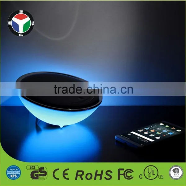 Wire Less Charger Colorful Night Led Table Light