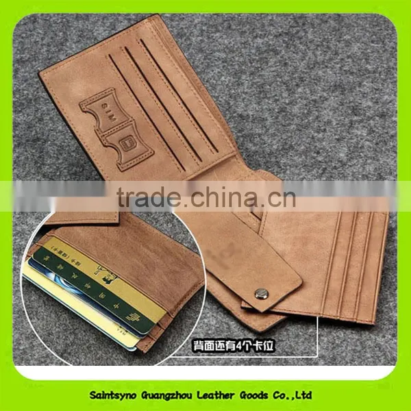 Fashion Vintage Men Leather Bifold Wallet Genuine Leather Wallet 16413 photo-3