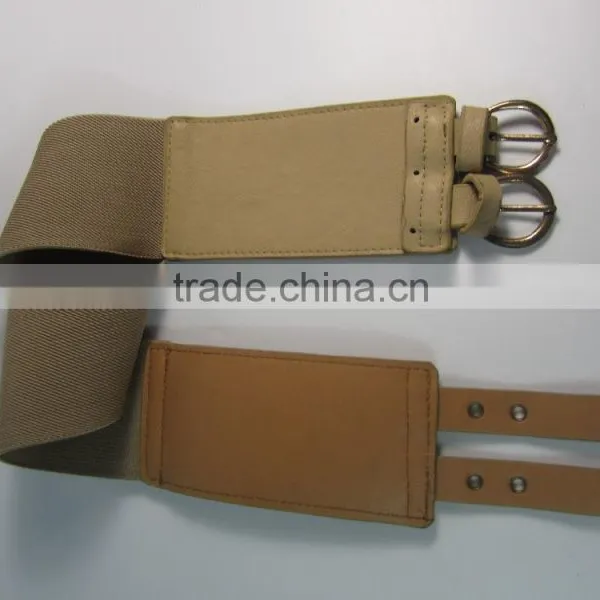 Tan Color Elastic Fashion Belt Woman Belt photo-5