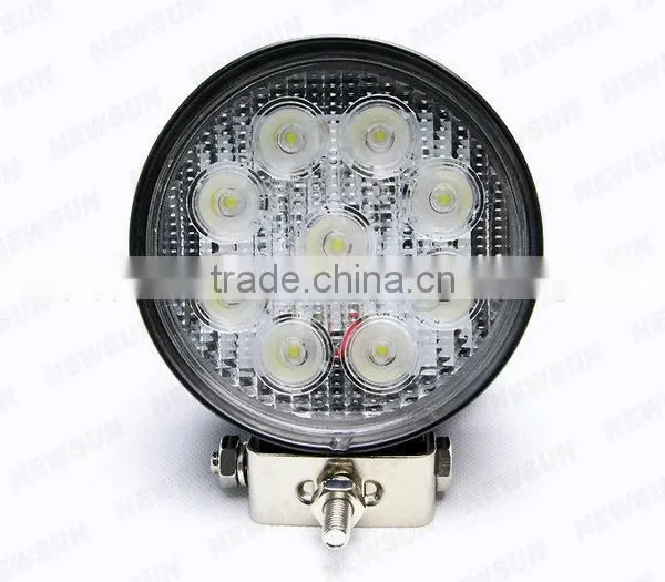 LED Work Light 27W Round Flood Beam/LED Work Lamp 10-30V photo-2