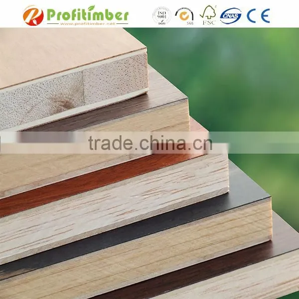 12mm 15mm 18mm 25mm Poplar Core Natural Wood Veneered Blockboard Block Board photo-5