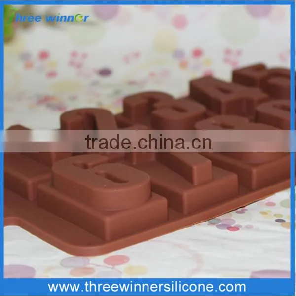 New Design Cholocate Silicone Cake Mould Number Cake Moulds photo-4