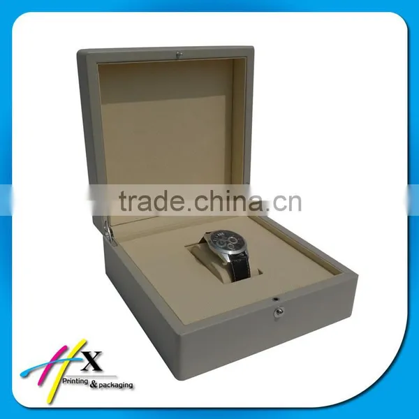 Synthetic Leather Watch Box With PU Insert