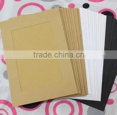 20 MIXED COLORS 8x10 Picture Mats Matting With White Core Bevel Cut for 5x7 Pictures photo-5