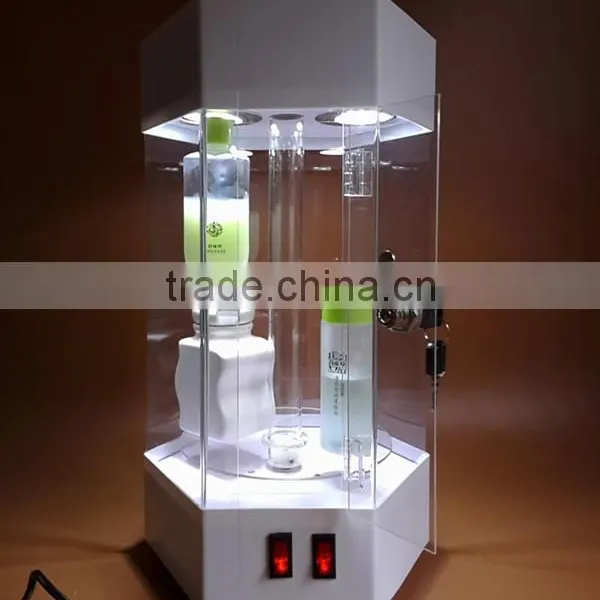 Durable Articles Promotion Bespoke Top Level Acrylic Modern Display With LED Lock photo-3