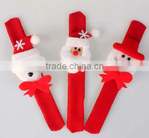 Hot Selling Santa Clause Christmas Decoration Slap Bracelet photo-2
