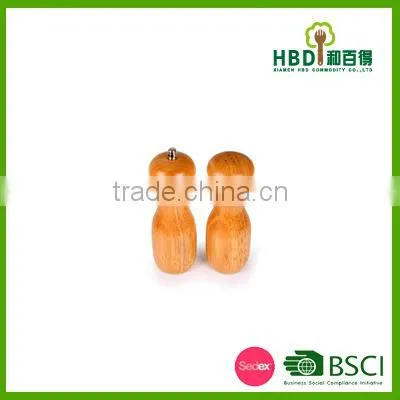 Hot New Products for 2016 Rubber Wood Rock Salt Mill And Pepper Grinder For Cooking Tools,Rock Salt Mill Wholesale photo-2