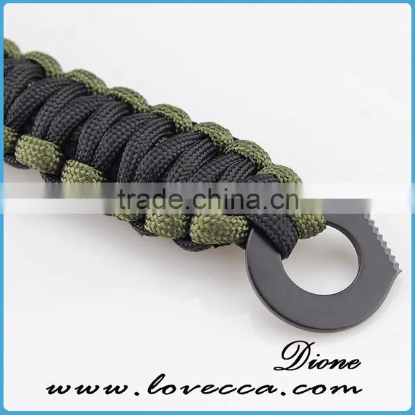 Emergence Survival Parachute Compass Survival Knot Bracelet With Screwdriver and Firestarter Bar photo-3