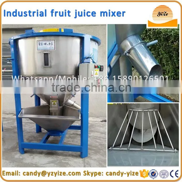 Vertical 1 Ton Feed Mixer / Plastic Pellets Powder Color Mixer With Heater photo-2