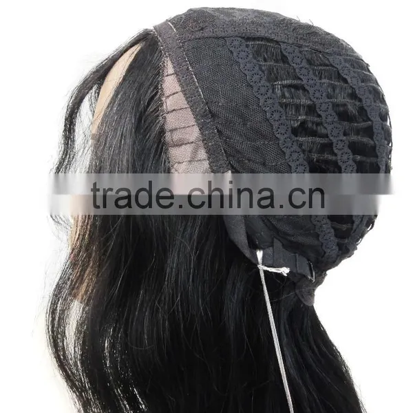 RGH5382 20inch 152g Black Color Lose Deep 100% Brailian Remy Mono Part 152g HUMAN HAIR LACE WIG photo-6