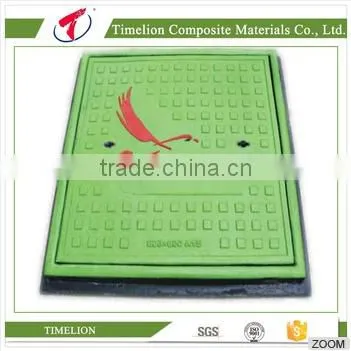 2016 Newest Design Top Quality Customized Any Color Various Shapes SMC/BMC/FRP/GRP Composite Manhole Cover for Road Construction photo-4