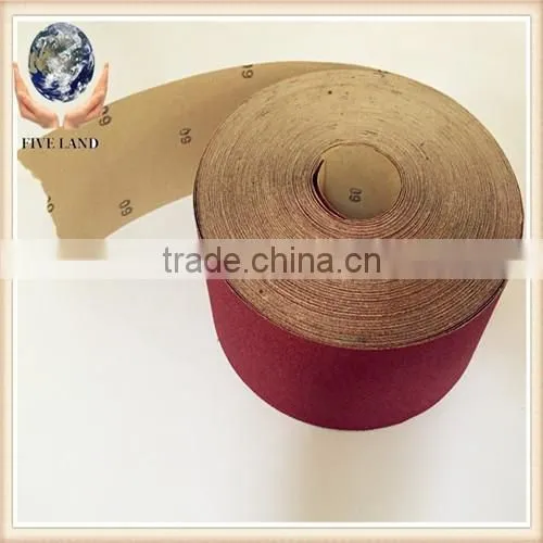 Aluminum Oxide Sanding Paper Roll 93mm*50m for Wood and Paint