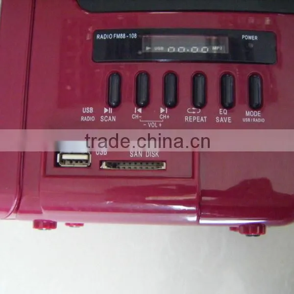 Rechargeable Led Desk Lamp With USB SD MP3 Player MODEL 288UL photo-6