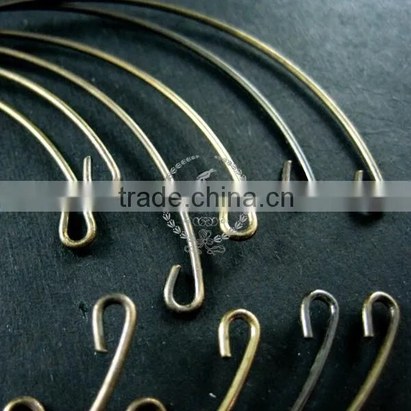 60mm Diameter 1mm Thick Vintage Style Brass Bronze Antiqued Simple Wiring Bracelet DIY Bangle Supplies 1900057 photo-3