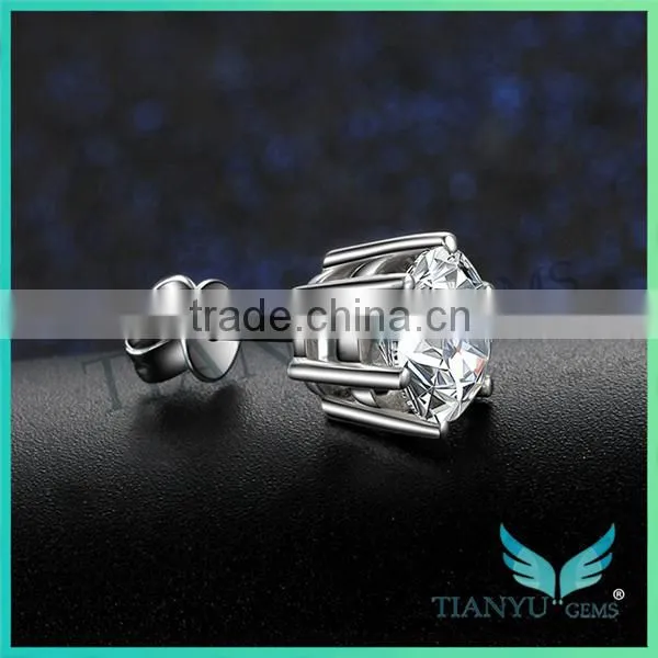 New Style Fashion Earrings Super White Moissanite Diamond Earrings Sapphire Earring photo-3