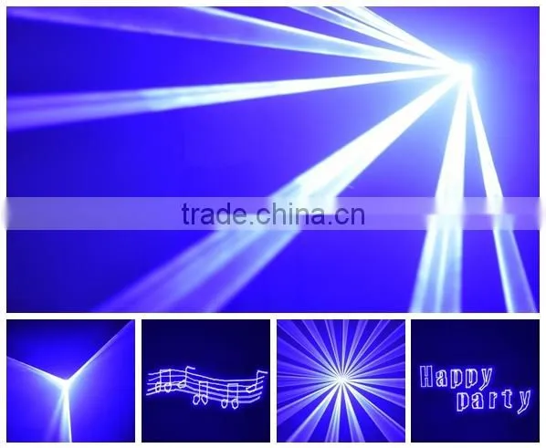 High Power 8W Blue Disco Event Stage Laser Show System photo-3