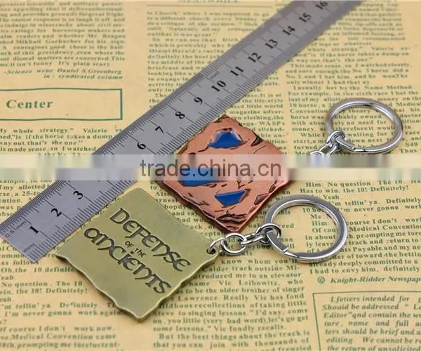 Popular Dota PC Game Keychain Alloy Bright Color Metal Keychain Dota 2 Keychain photo-5