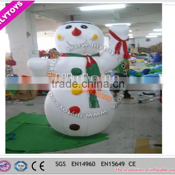 SGS Attractive Promotional Inflatable Happy Christmas Costumes for Decoration photo-2