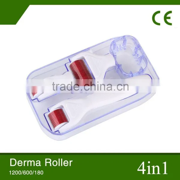 Hair Loss Treatment 4 in 1 Dermaroller, Micro Rolling System With CE Certificate-L013C photo-2