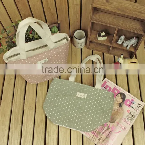Hot Sale Good Quality Cotton Jute Handbag for Lady photo-3