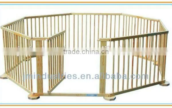 Stock Baby Playpen Baby Kids Wooden Playpen photo-2