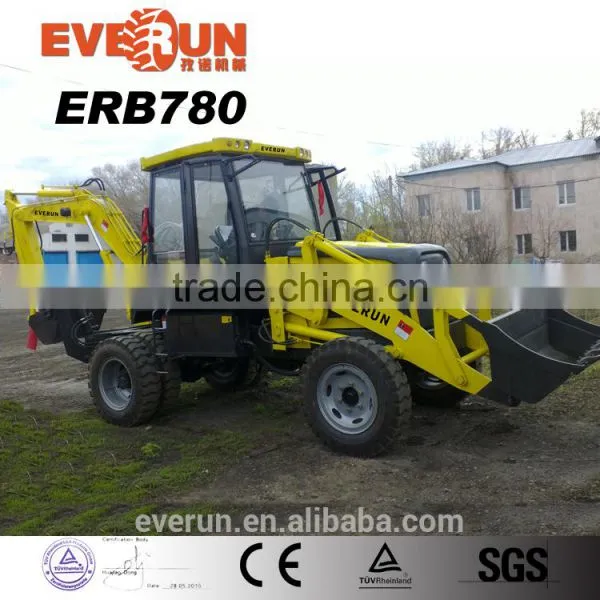 EVERUN Backhoe Loader 8ton 7ton 6ton, 4x4 Carraro Transmission, 1.15m3 photo-2
