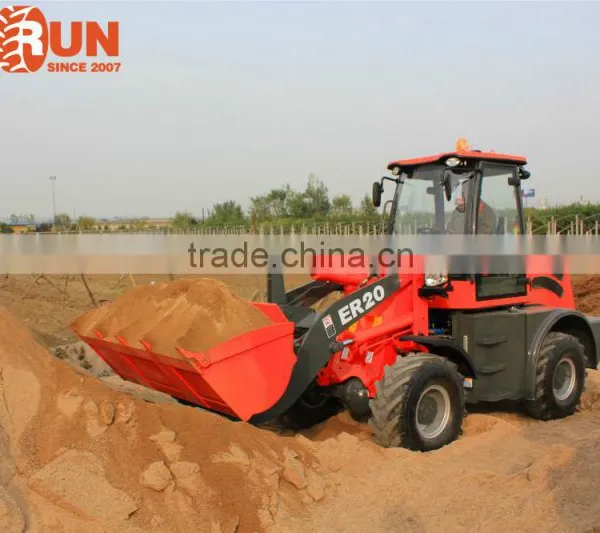 Everun ER20 Farm Front End Mini Wheel Loader With High-Quality Cooling System photo-4