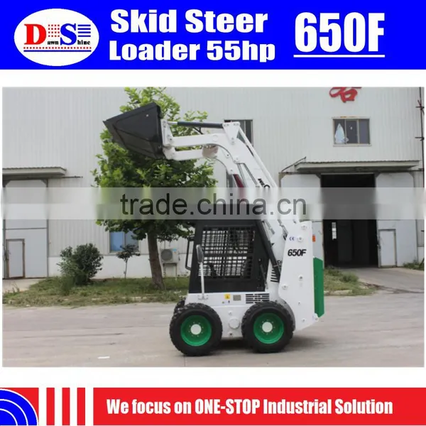 China Skid Steer Loader 650F Skid Steer Tire Rims 10-16.5 WECAN Mini Skid Steer photo-4