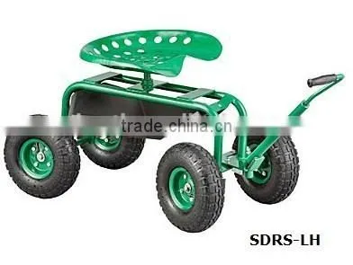 Rolling Garden Cart With Seat photo-1