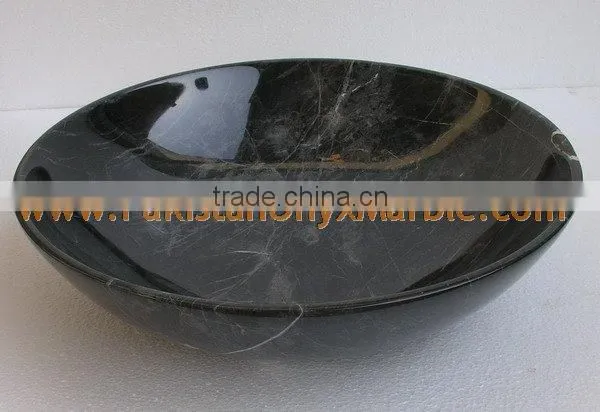 TEAKWOOD BLACK ZEBRA MARBLE BOWLS photo-2