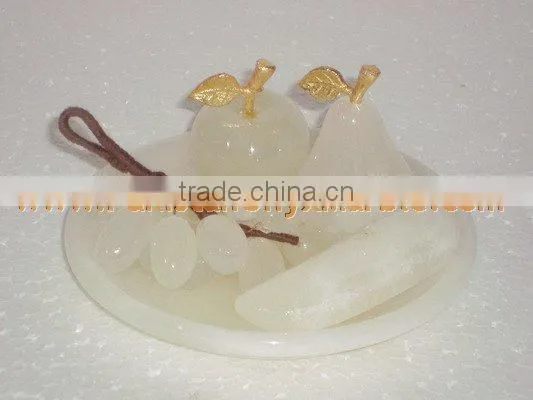 PAKISTAN SUPPLIER Hot Sale Popular ONYX FRUITS PLATES HANDICRAFTS photo-5